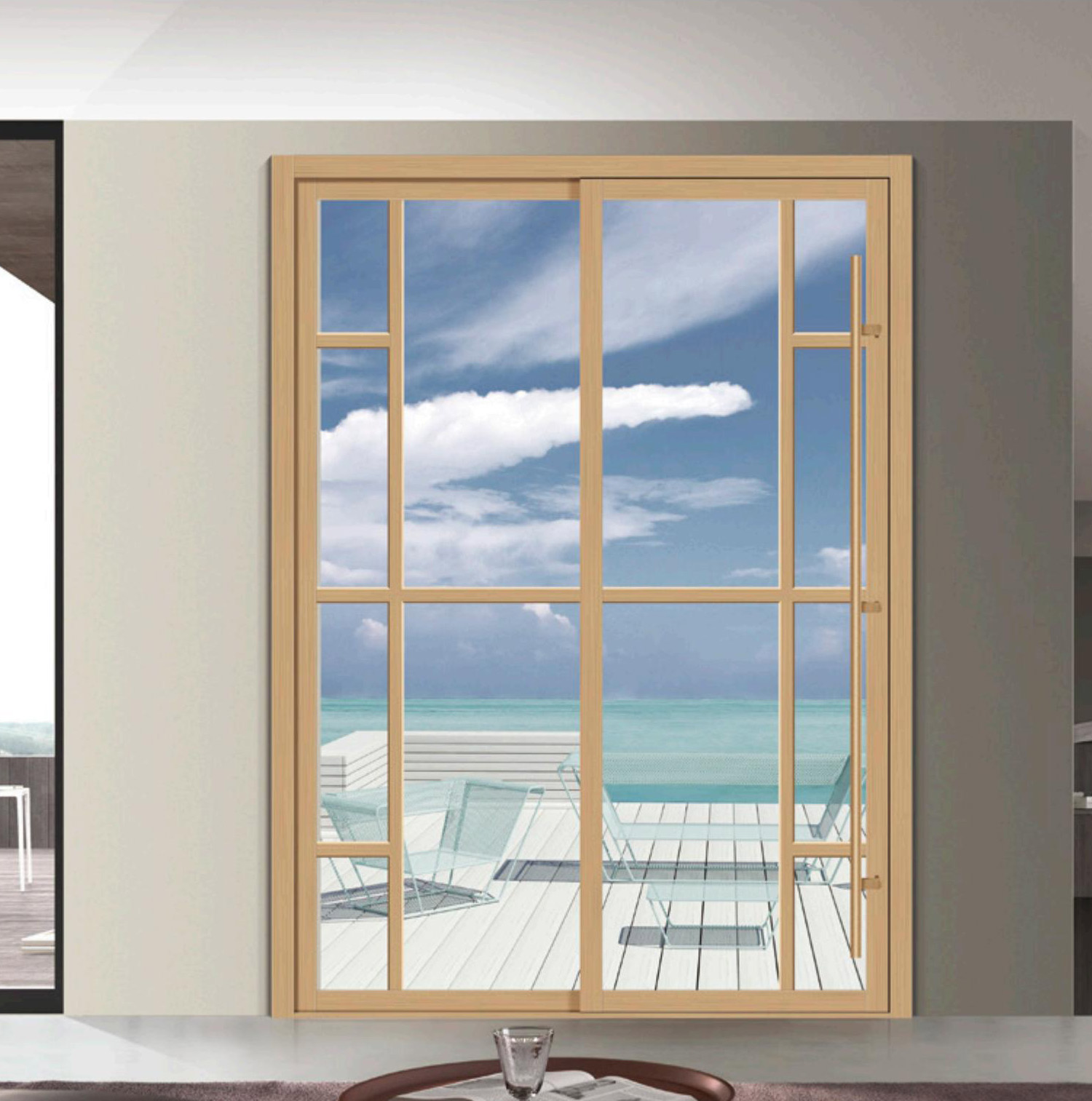 50單玻-拼格門(mén)系列-OS-19161(拉絲金)