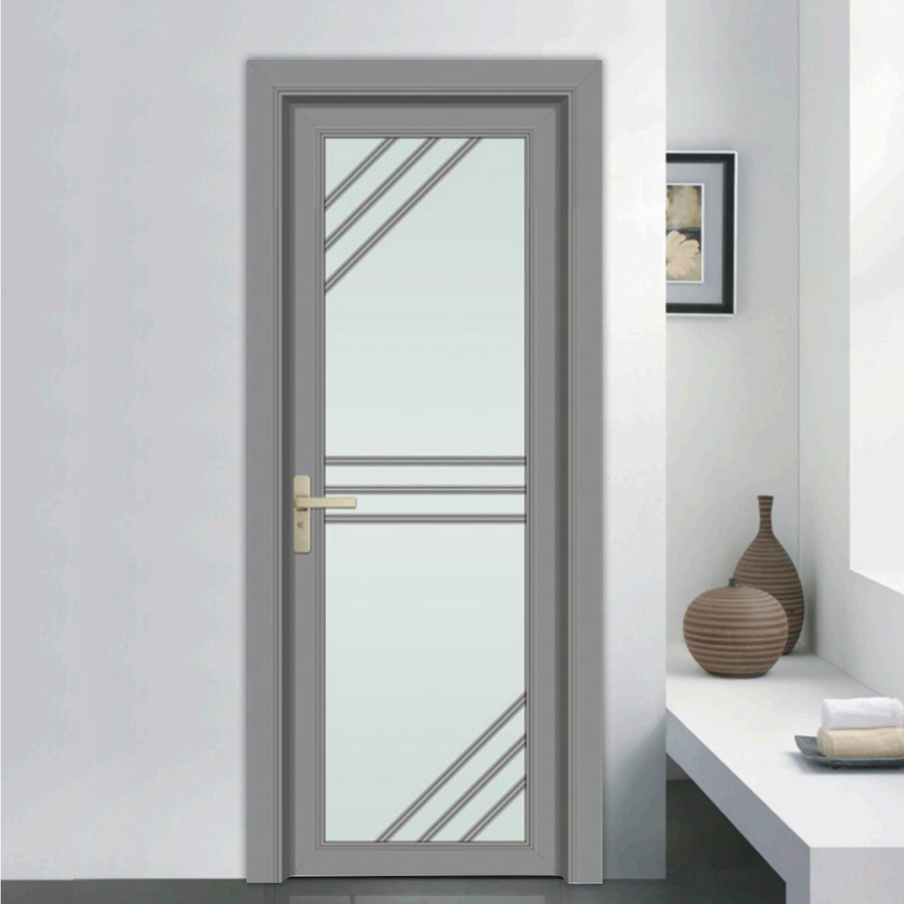 88平板-推拉/平開(kāi)門(mén)系列-OS-19018-瓷泳灰